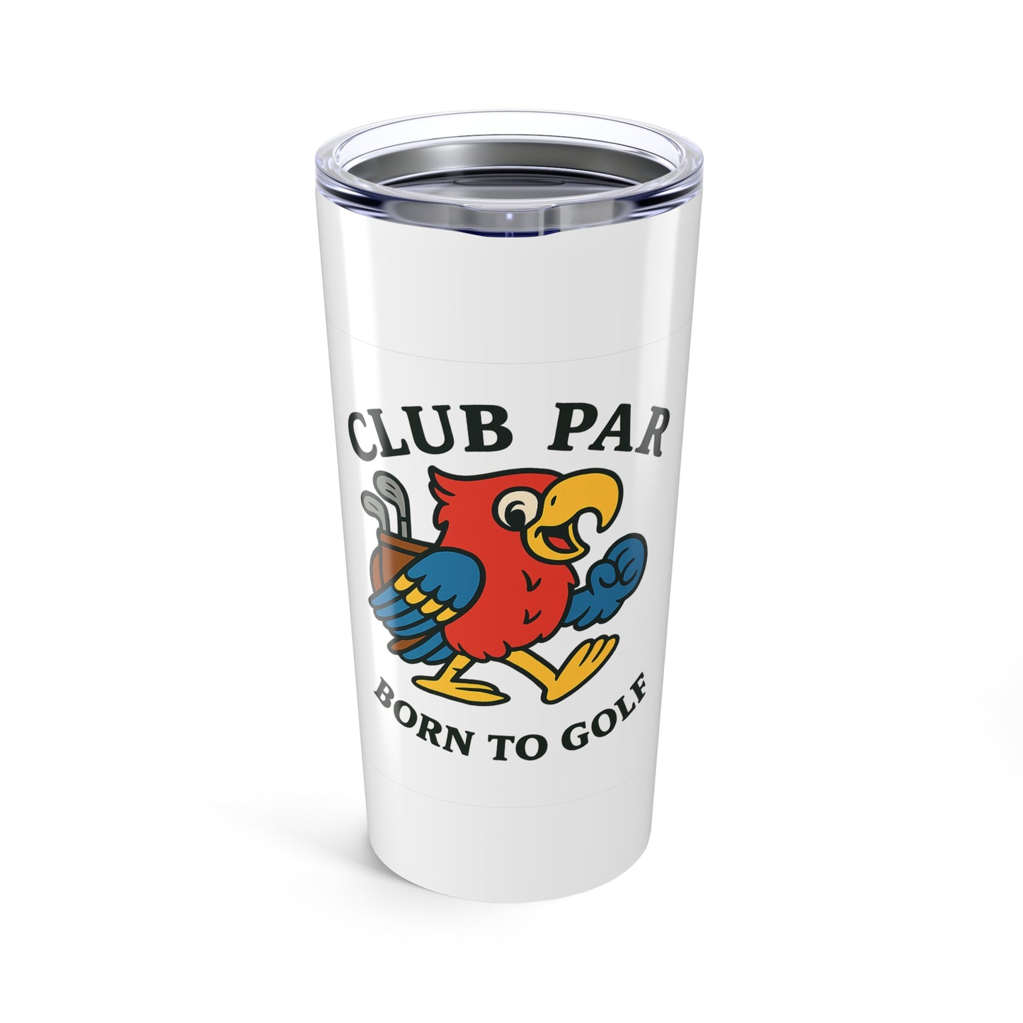 Club Par Born To Golf Tumbler 20oz