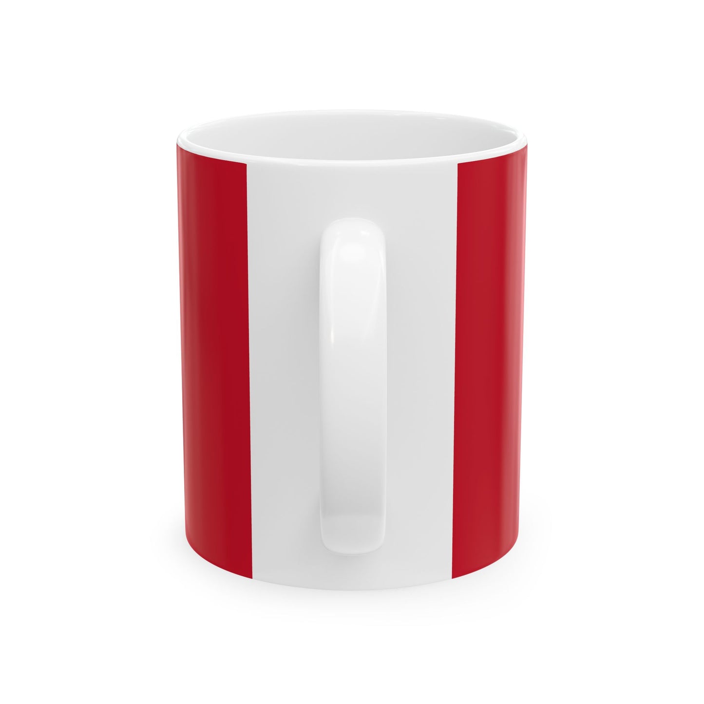 red smiley face Ceramic Coffee Mug