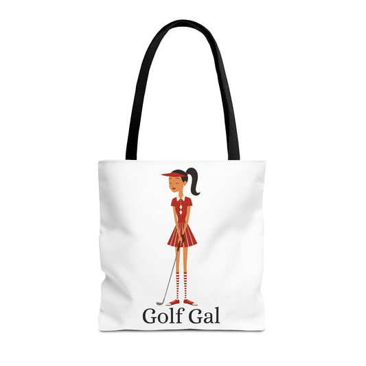 Golf Gal Tote Bag Ruby