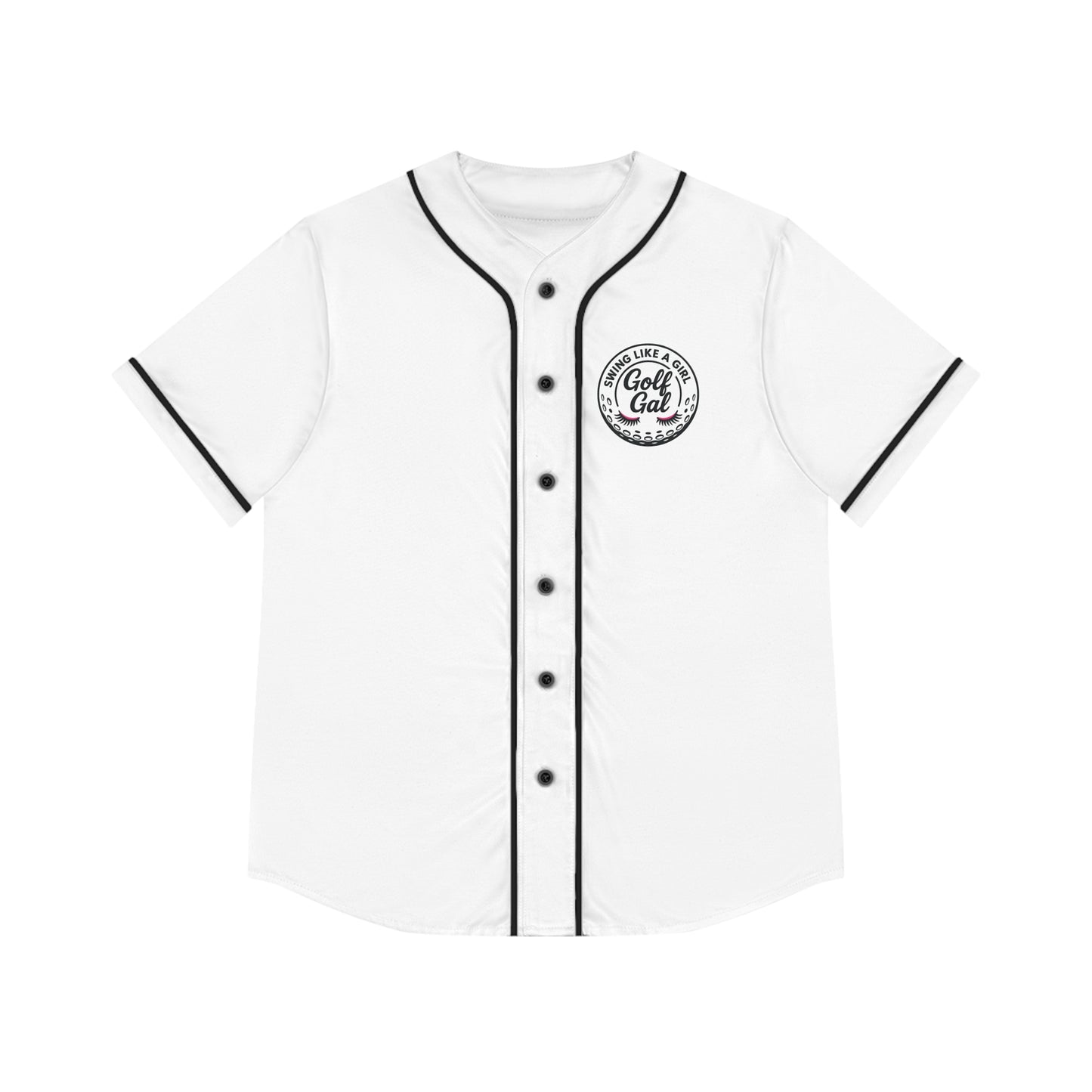 Golf Gal Baseball Jersey Ruby