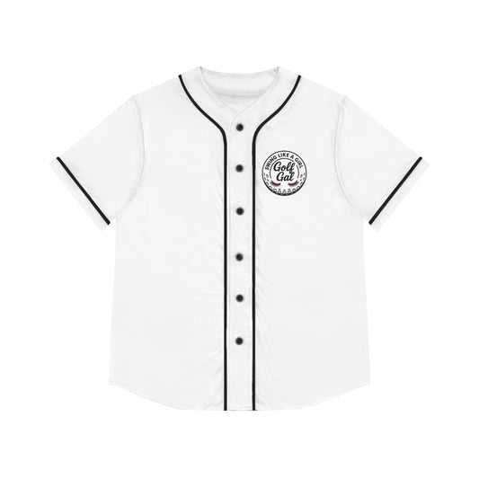 Golf Gal Baseball Jersey Ruby