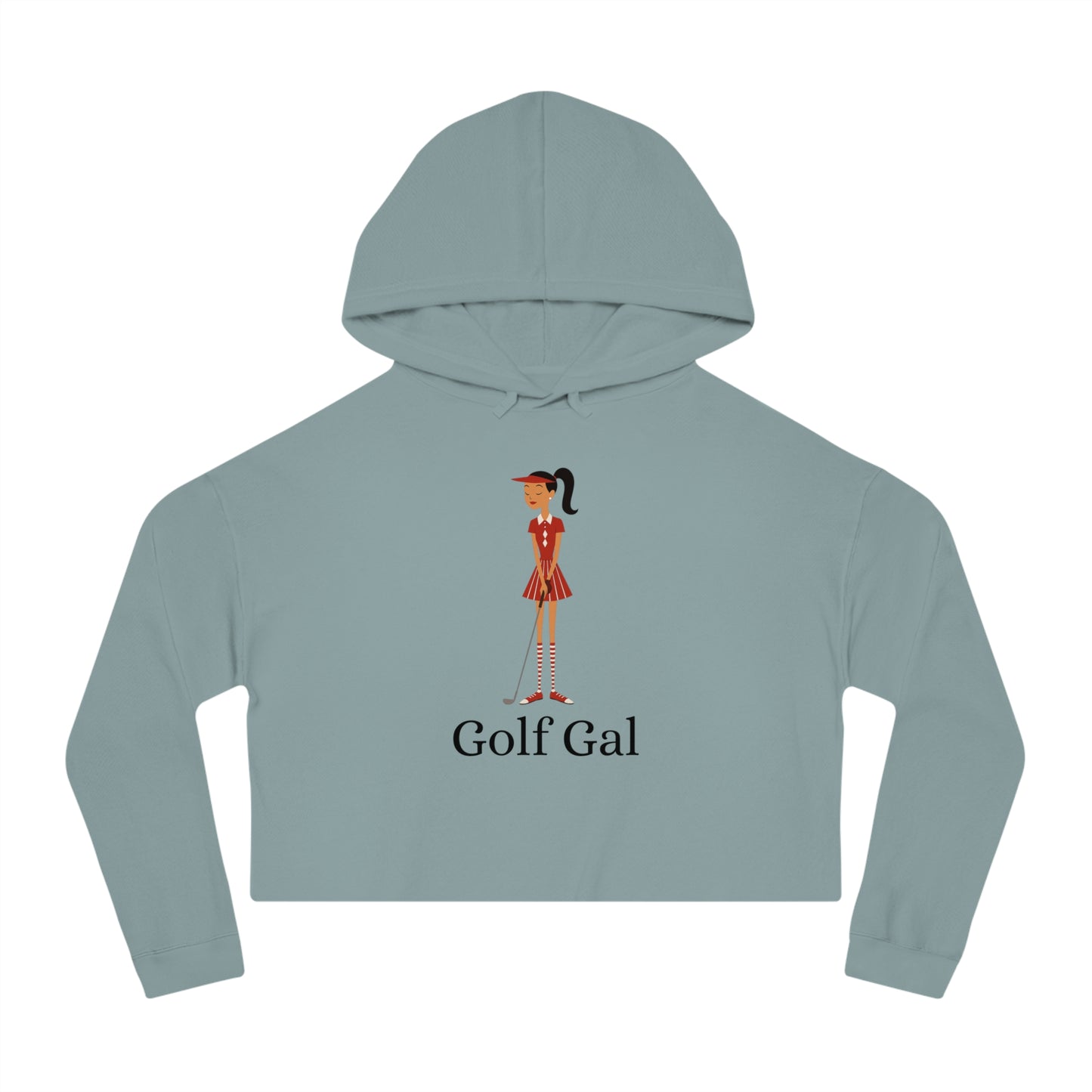 Golf Gal Women's Cropped Sweatshirt Ruby