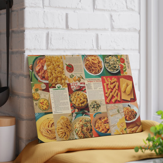 retro pasta glass Cutting Board