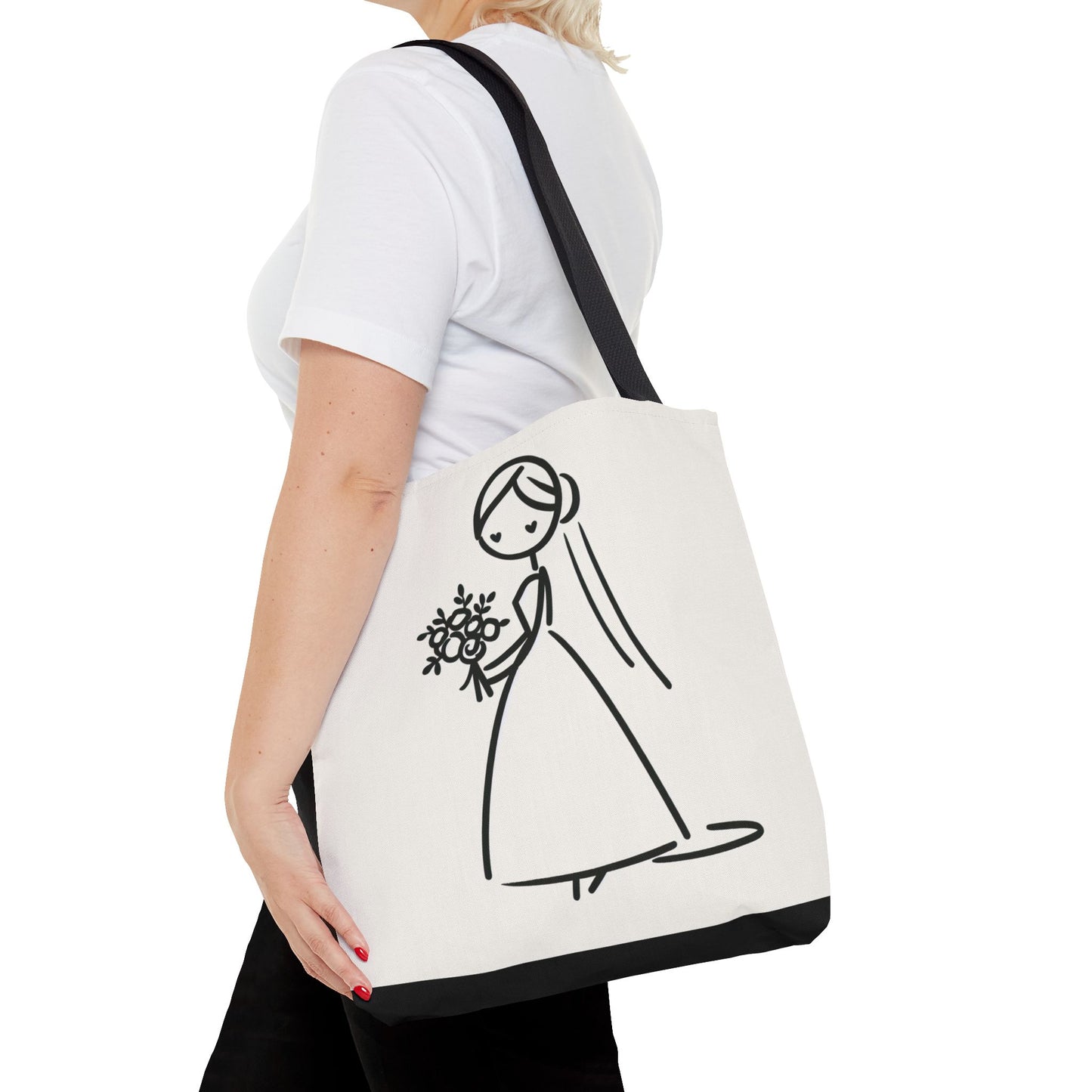 simplistic bride Tote Bag