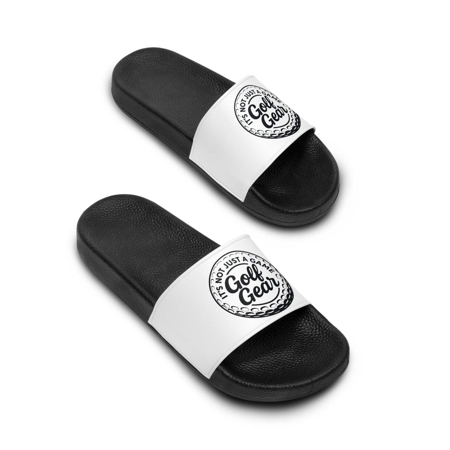 White Golf Gear Men's Slide Sandals