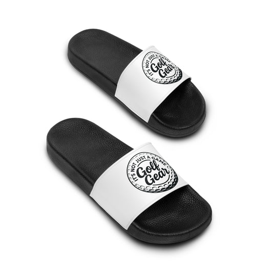 White Golf Gear Men's Slide Sandals