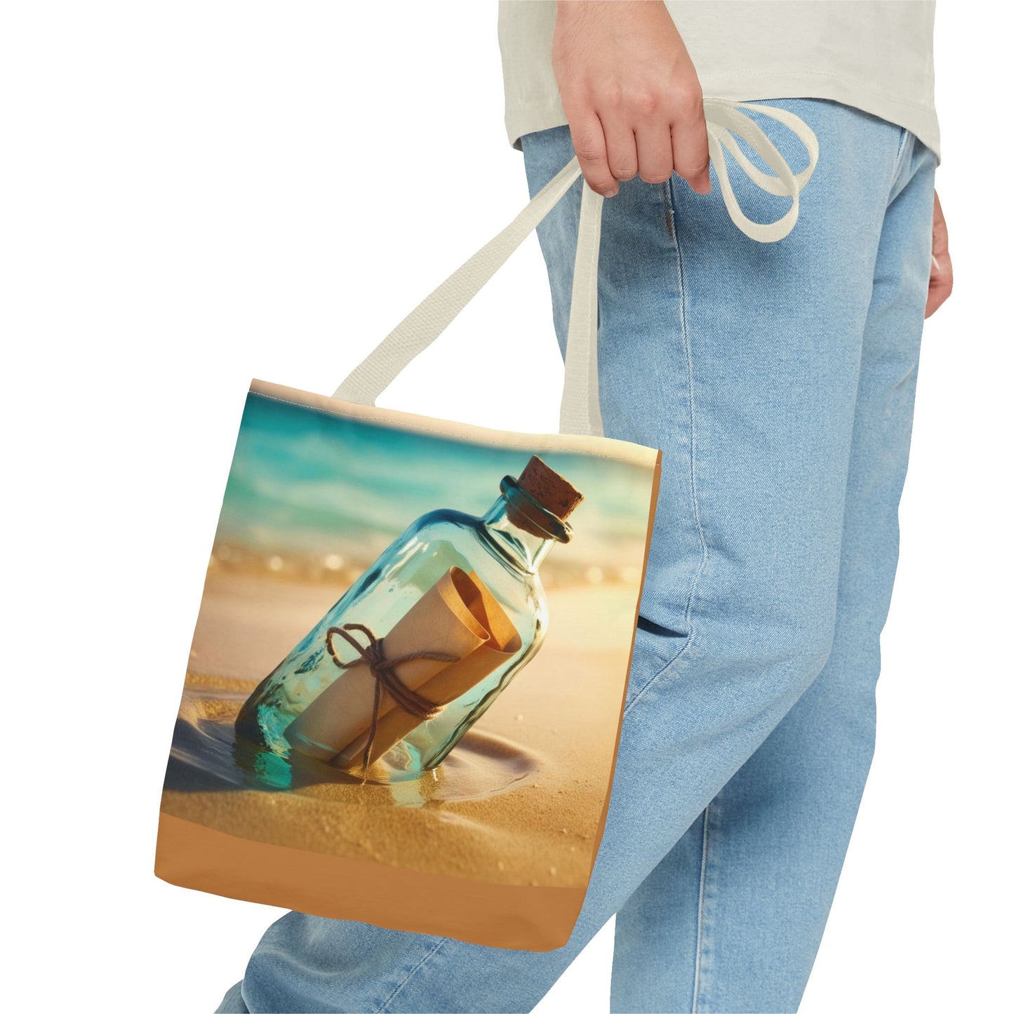 message in a bottle Tote Bag