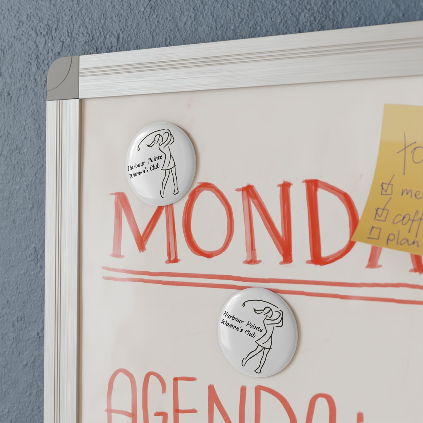 HPWC outline Button Magnet