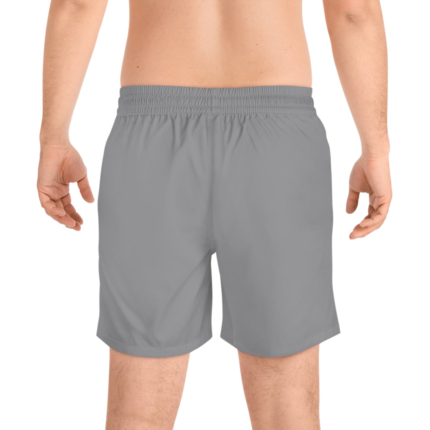 gray I just can't Men's Mid-Length Swim Shorts