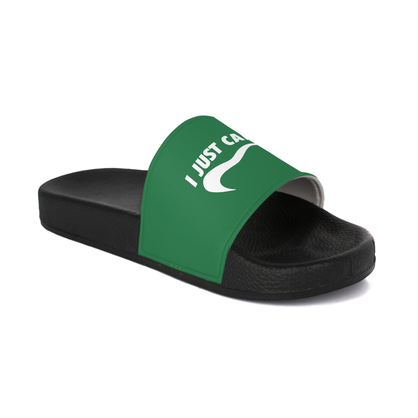 Green I Just Can't  Women's Slide Sandals