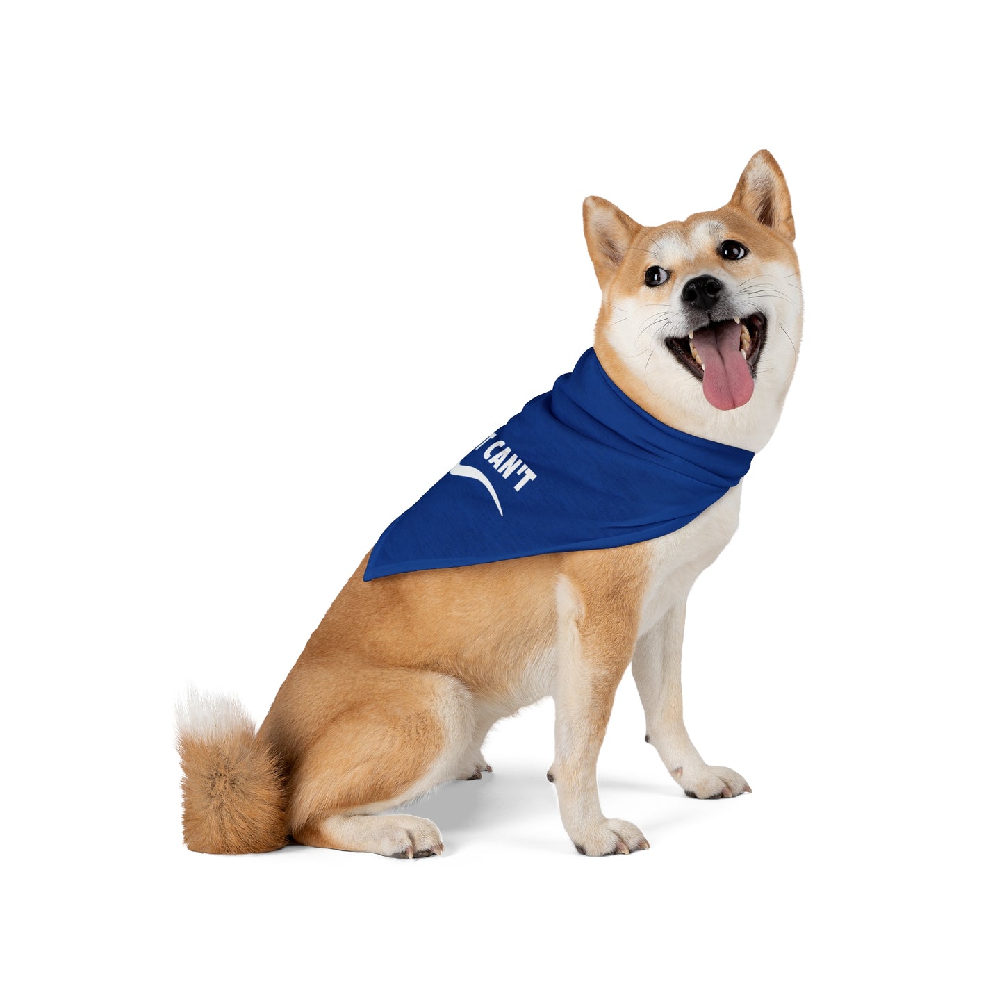 blue I just can't Pet Bandana
