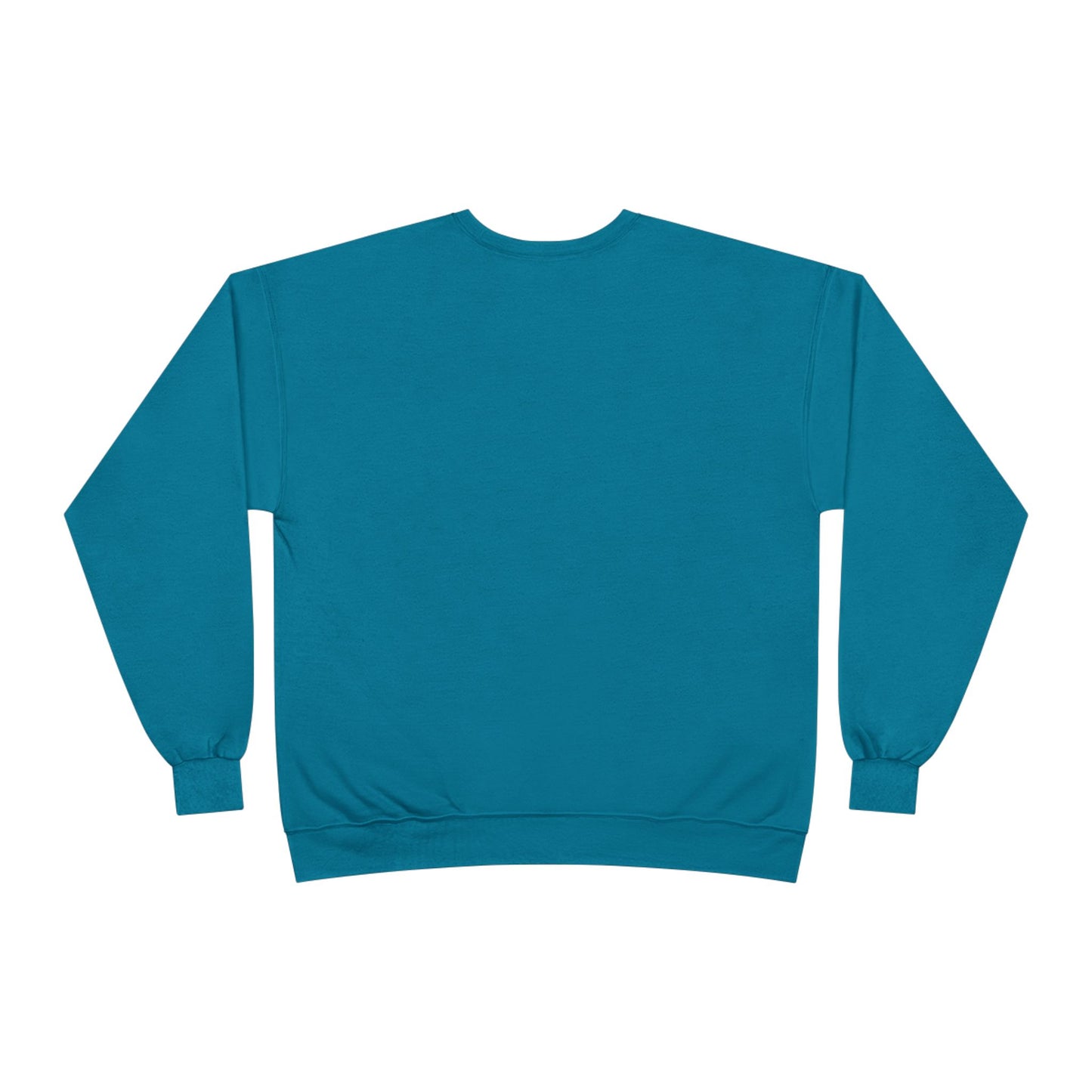 Sass Wear Unisex Eco-Friendly Crewneck Sweatshirt white logo