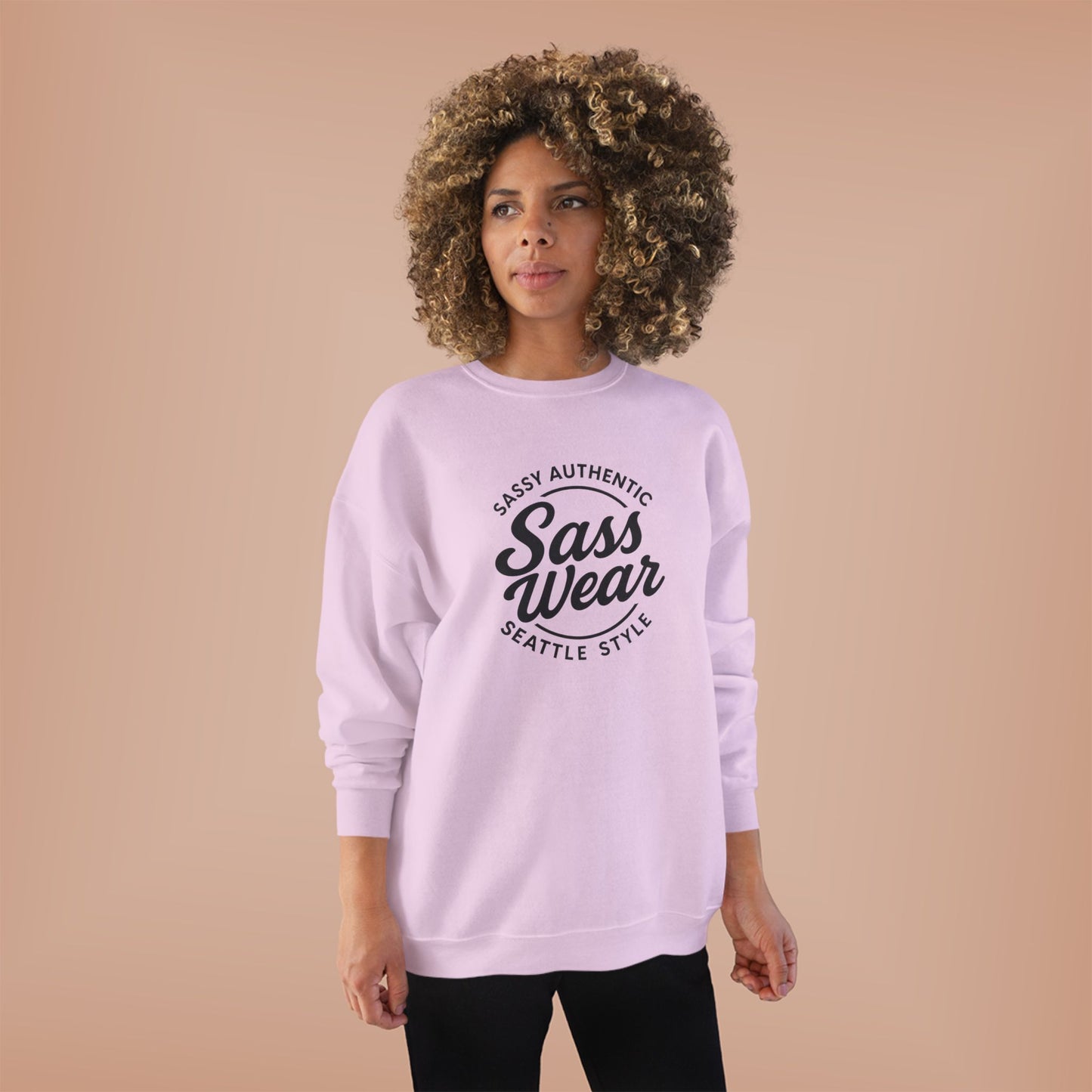 Sass Wear Unisex Eco-Friendly Crewneck Sweatshirt