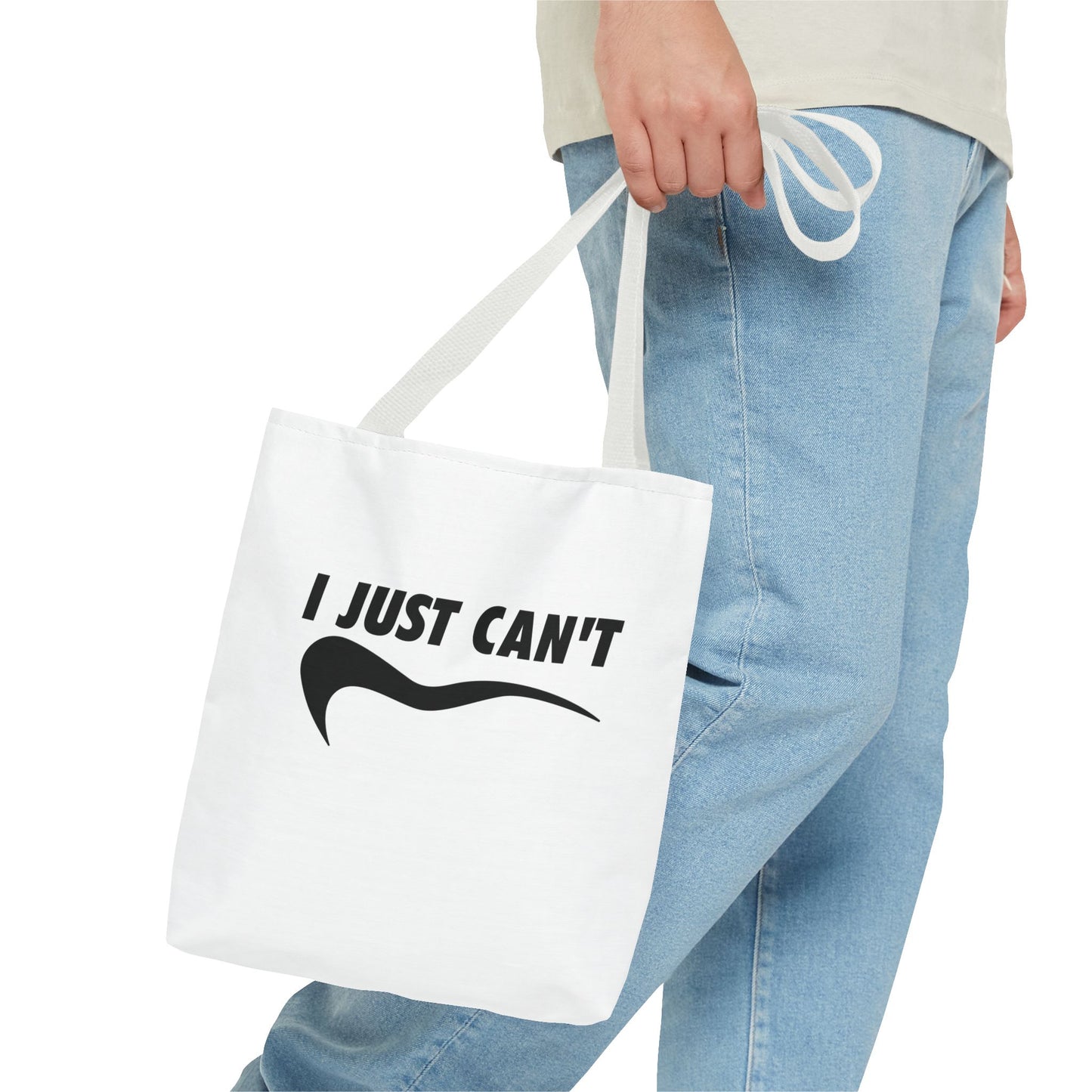 White I just can't Tote Bag