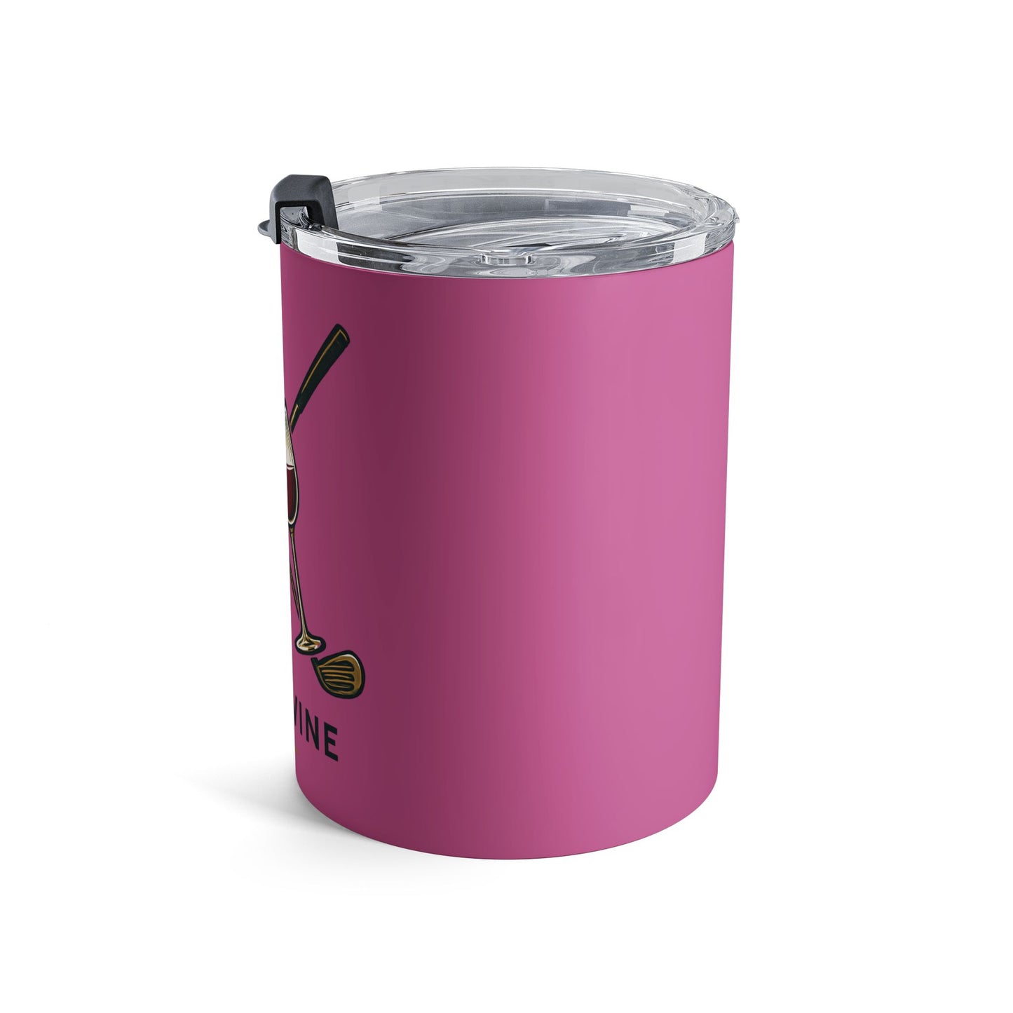 Pink Golf and Wine Whiskey/Wine Tumbler
