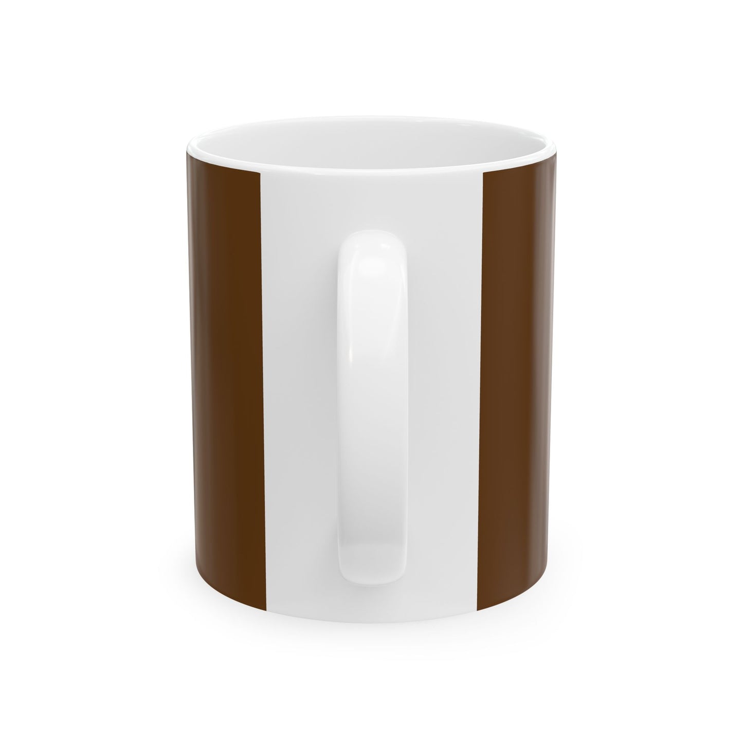 brown smiley face Ceramic Coffee Mug