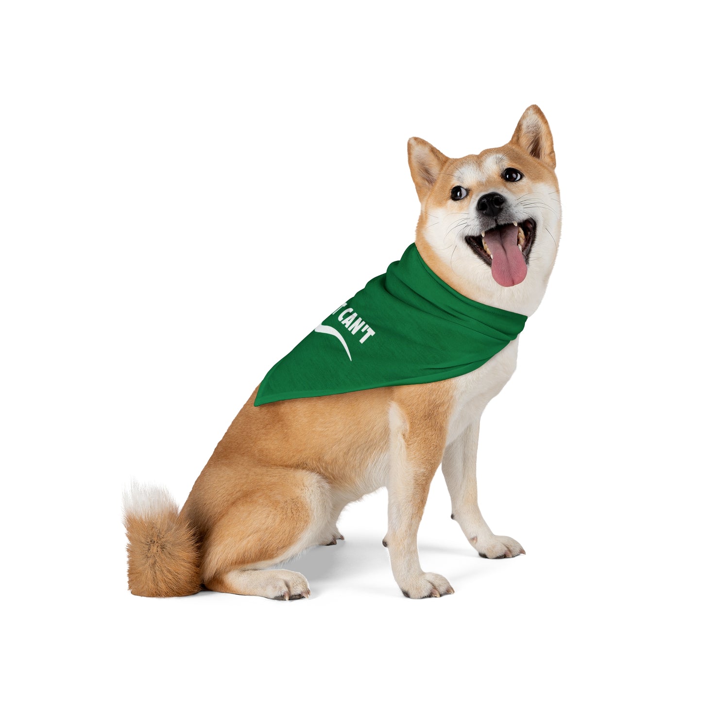 green I just can't Pet Bandana