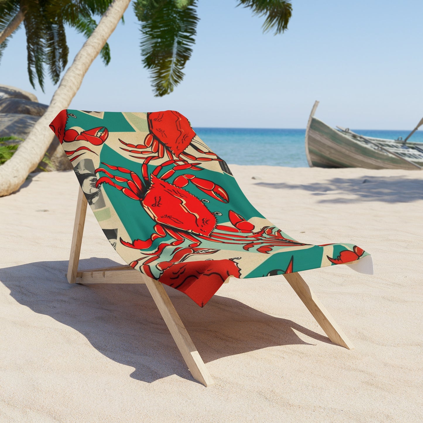 Crab Beach Towel