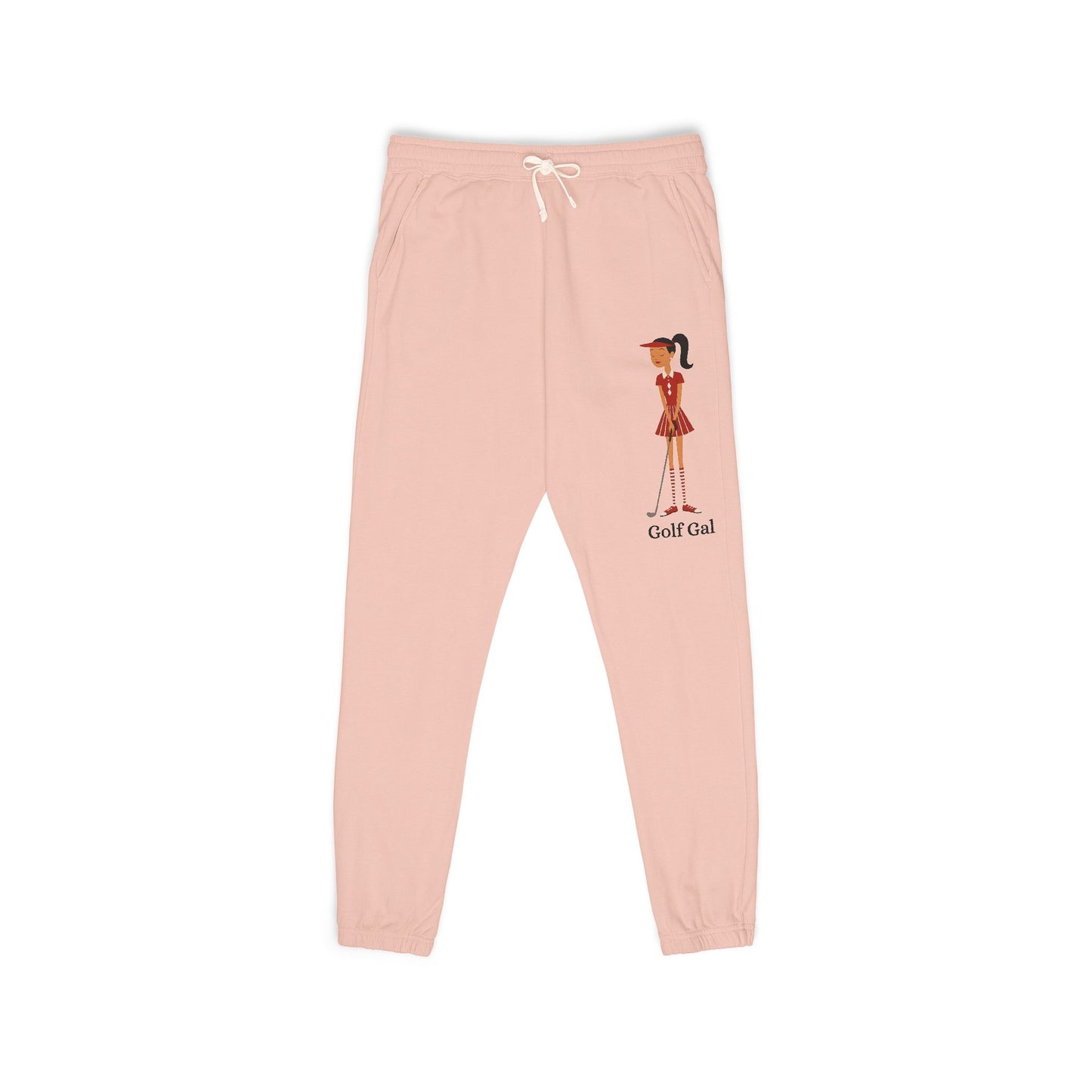 Golf Gal Garment-Dyed Fleece Sweatpants Ruby