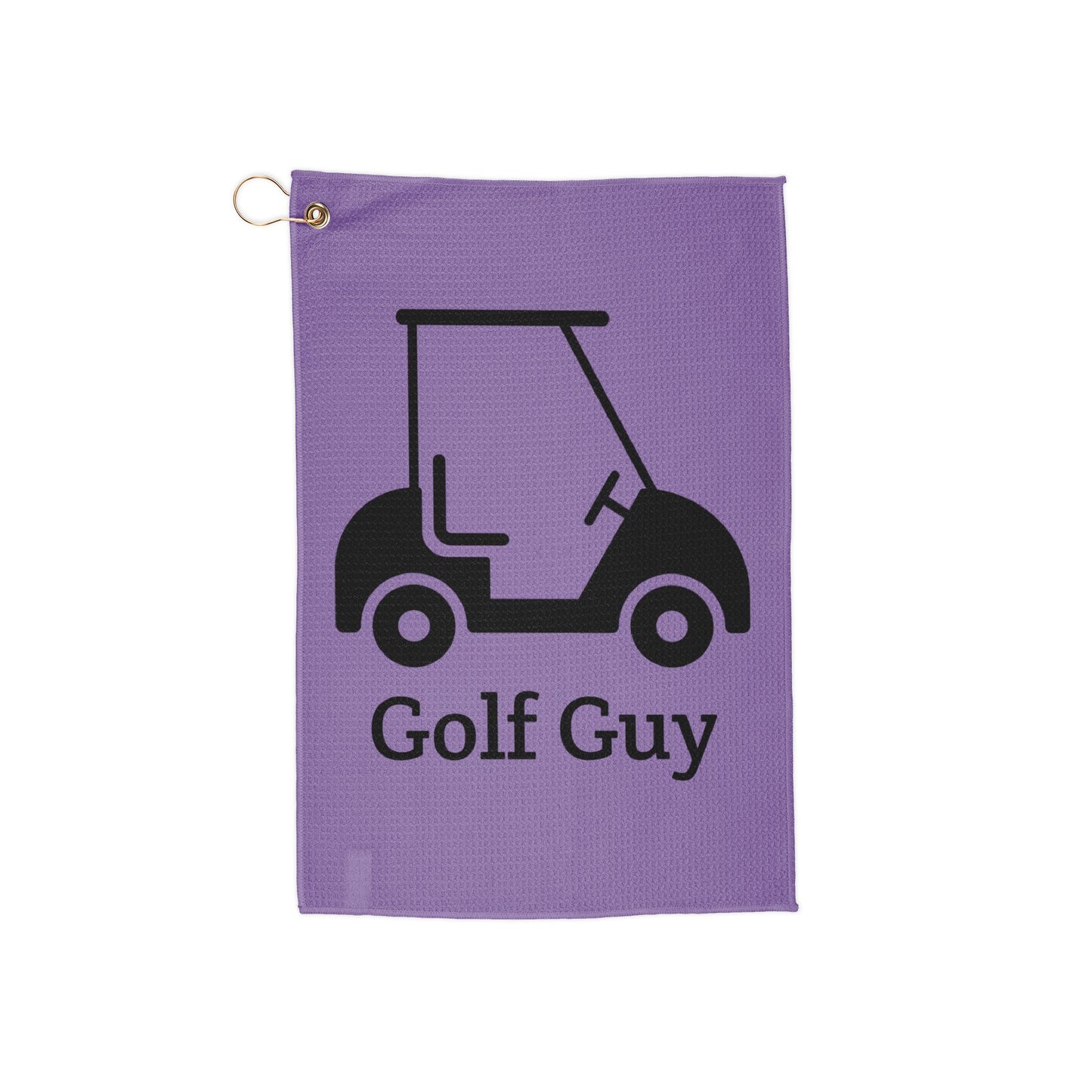 purple grey golf guy cart Golf Towels