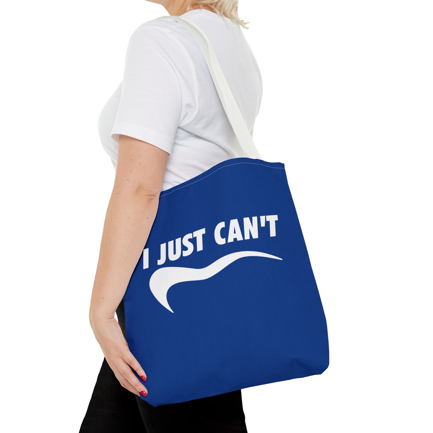 Blue I just can't Tote Bag