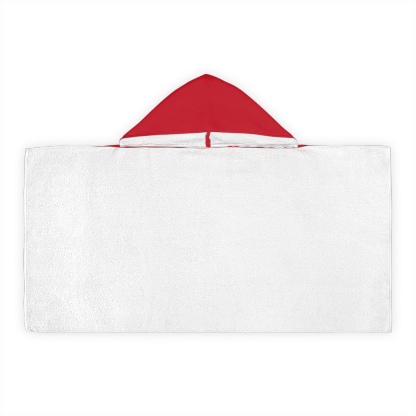 Red Smiley Face Kids Hooded Towel/ Beach Cover-Up
