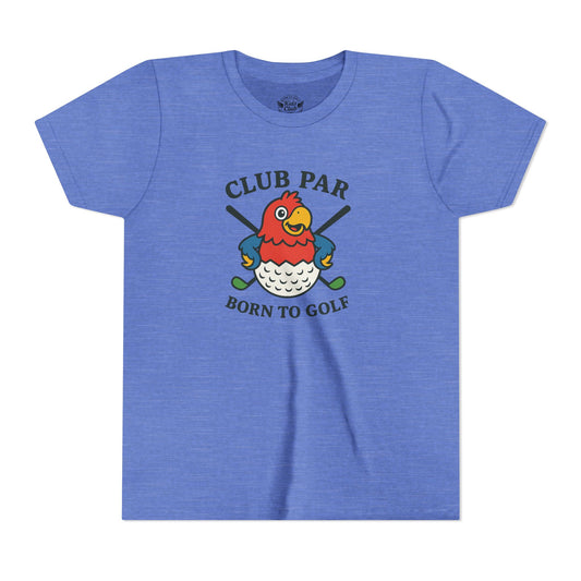 Club Par Golf Ball Born To Golf Youth Tee