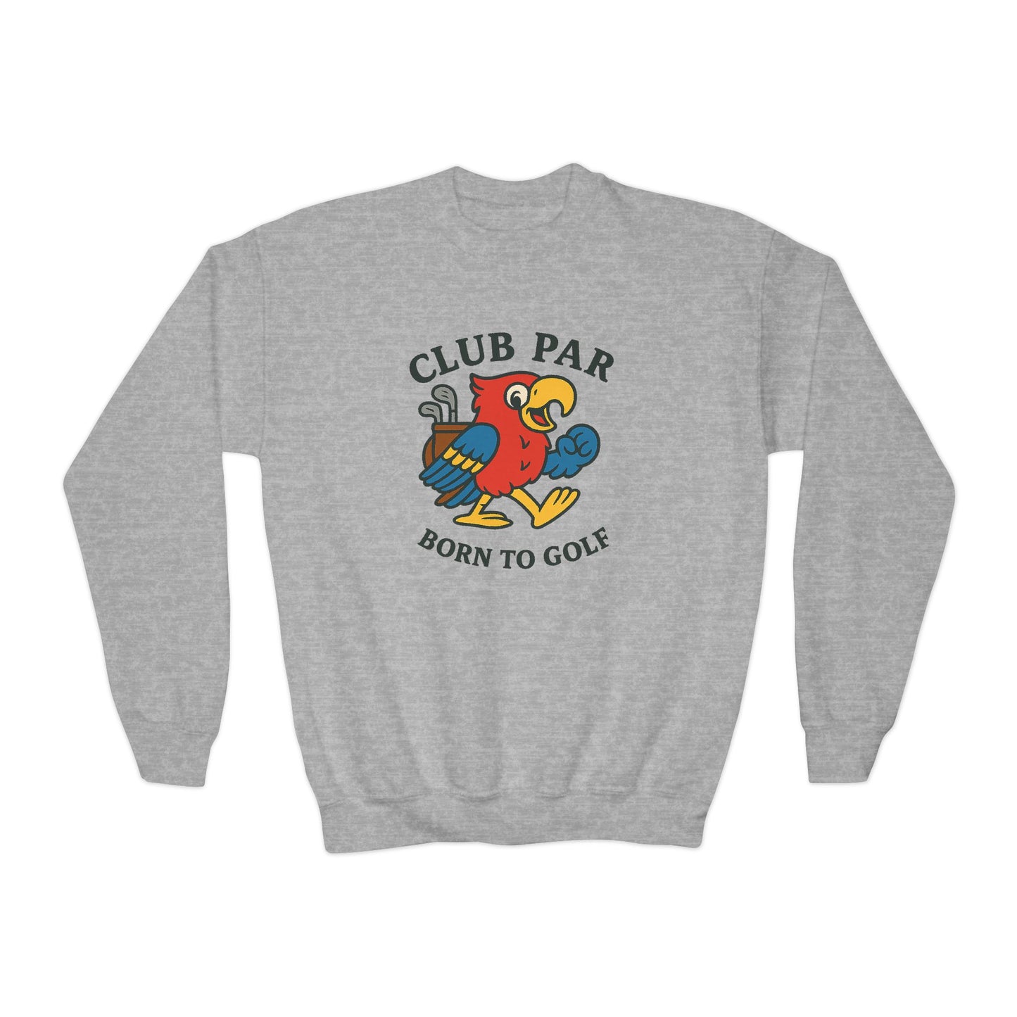 Club Par Born to Golf Youth Crewneck Sweatshirt