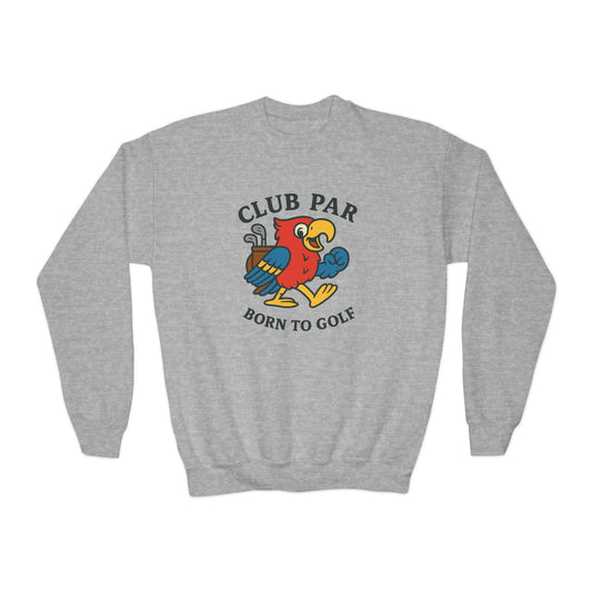 Club Par Born to Golf Youth Crewneck Sweatshirt