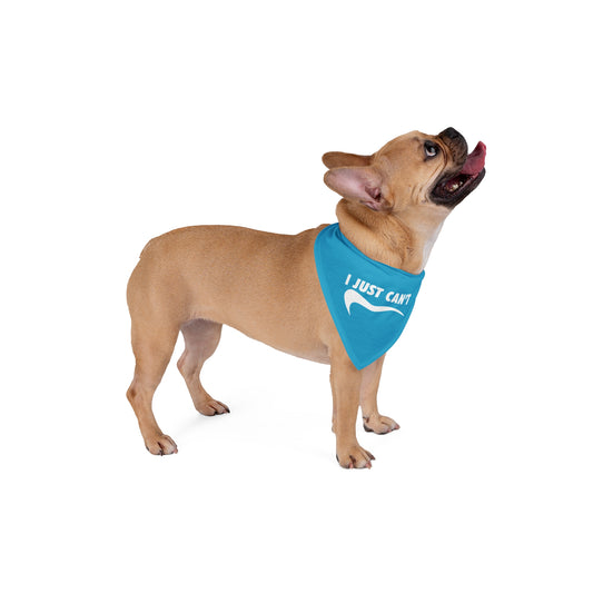 turquoise I just can't Pet Bandana