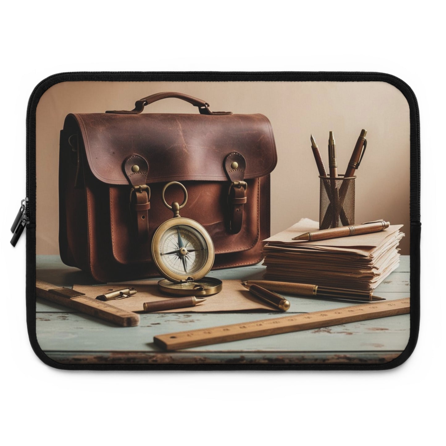 vintage school supplies/professor Laptop Sleeve
