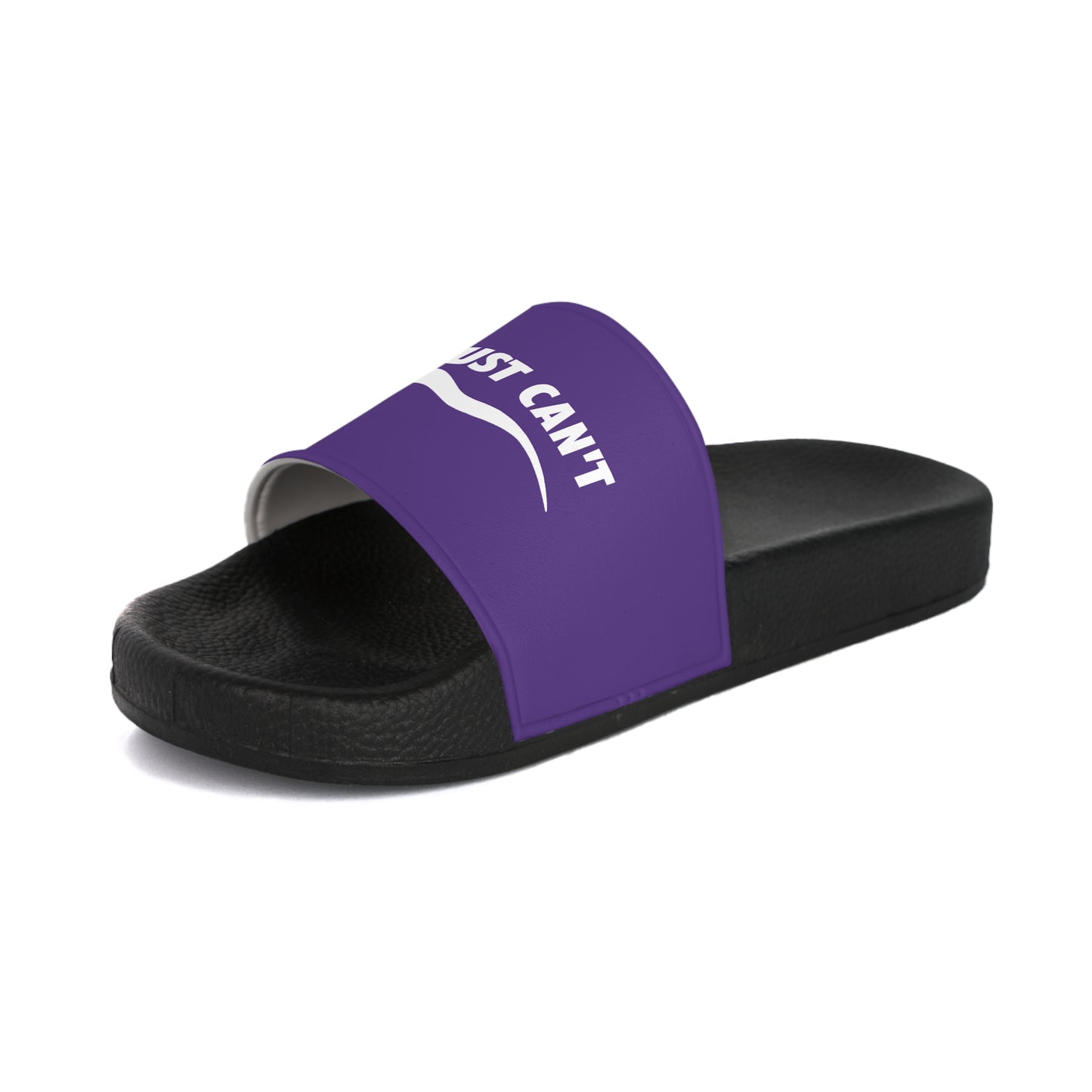 Purple I Just Can't  Women's Slide Sandals