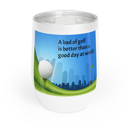 bad day of golf Wine Tumbler