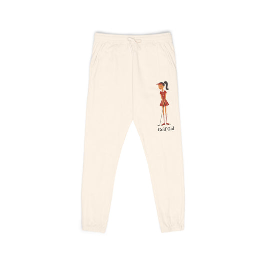 Golf Gal Garment-Dyed Fleece Sweatpants Ruby