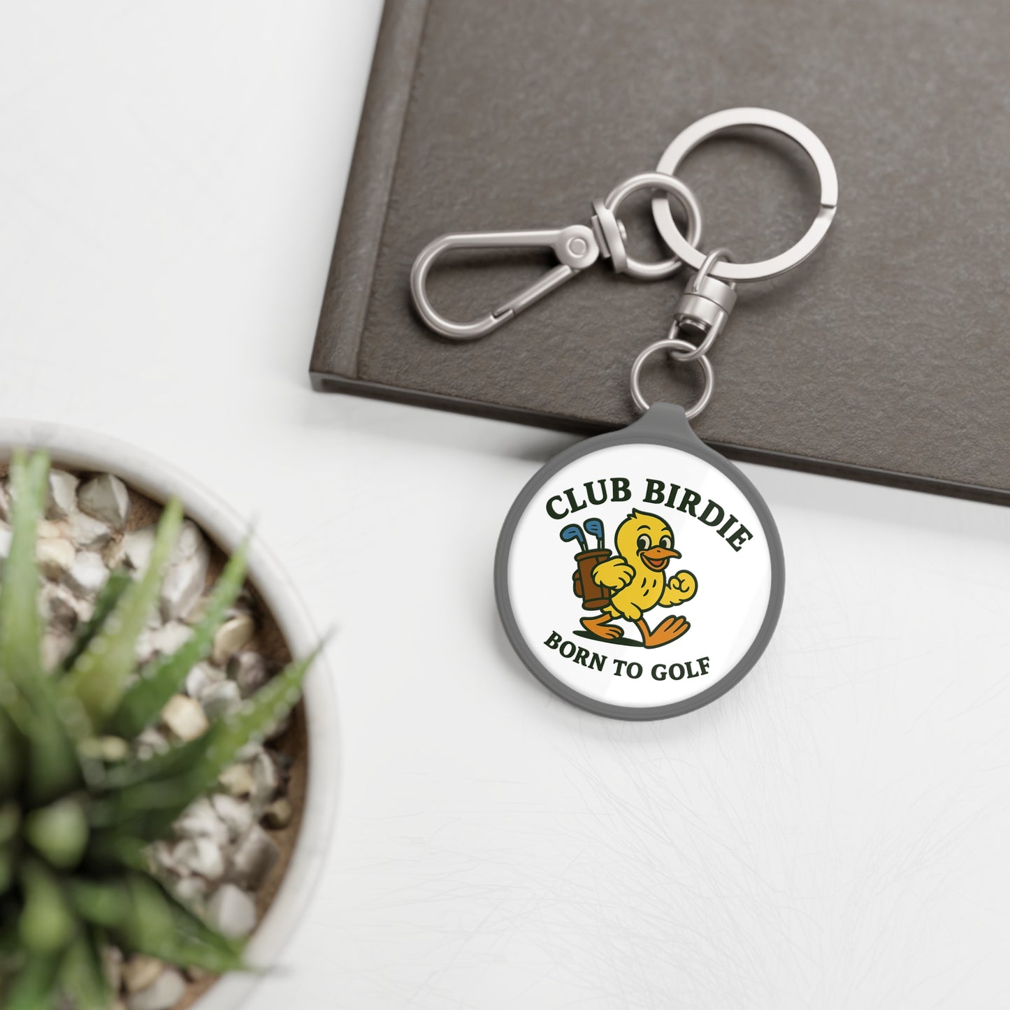 Club Birdie Born To Golf Keyring Tag
