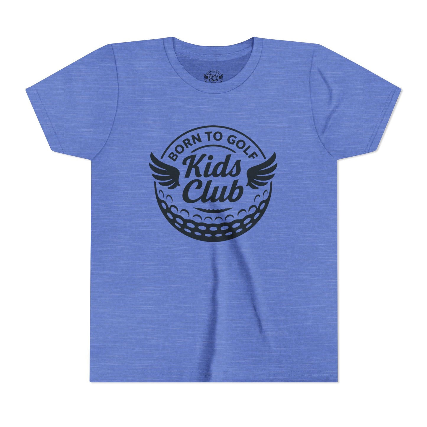 Kids Club Logo Born To Golf Youth Tee