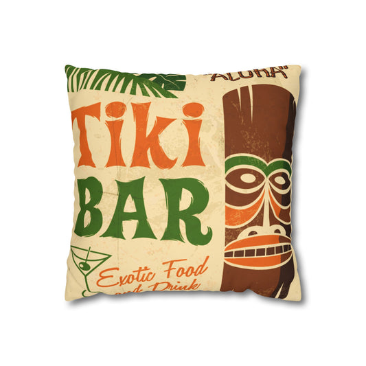 Aloha Tiki Bar Pillow cover