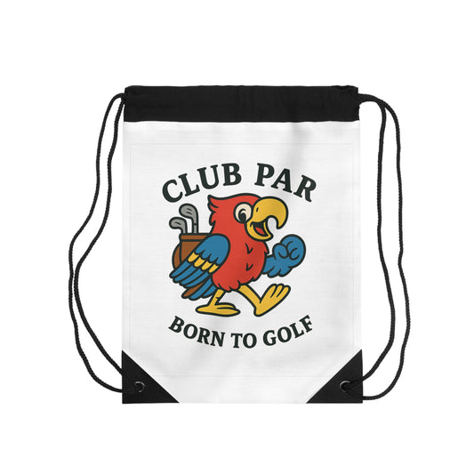 Club Par Born to Golf Drawstring Bag