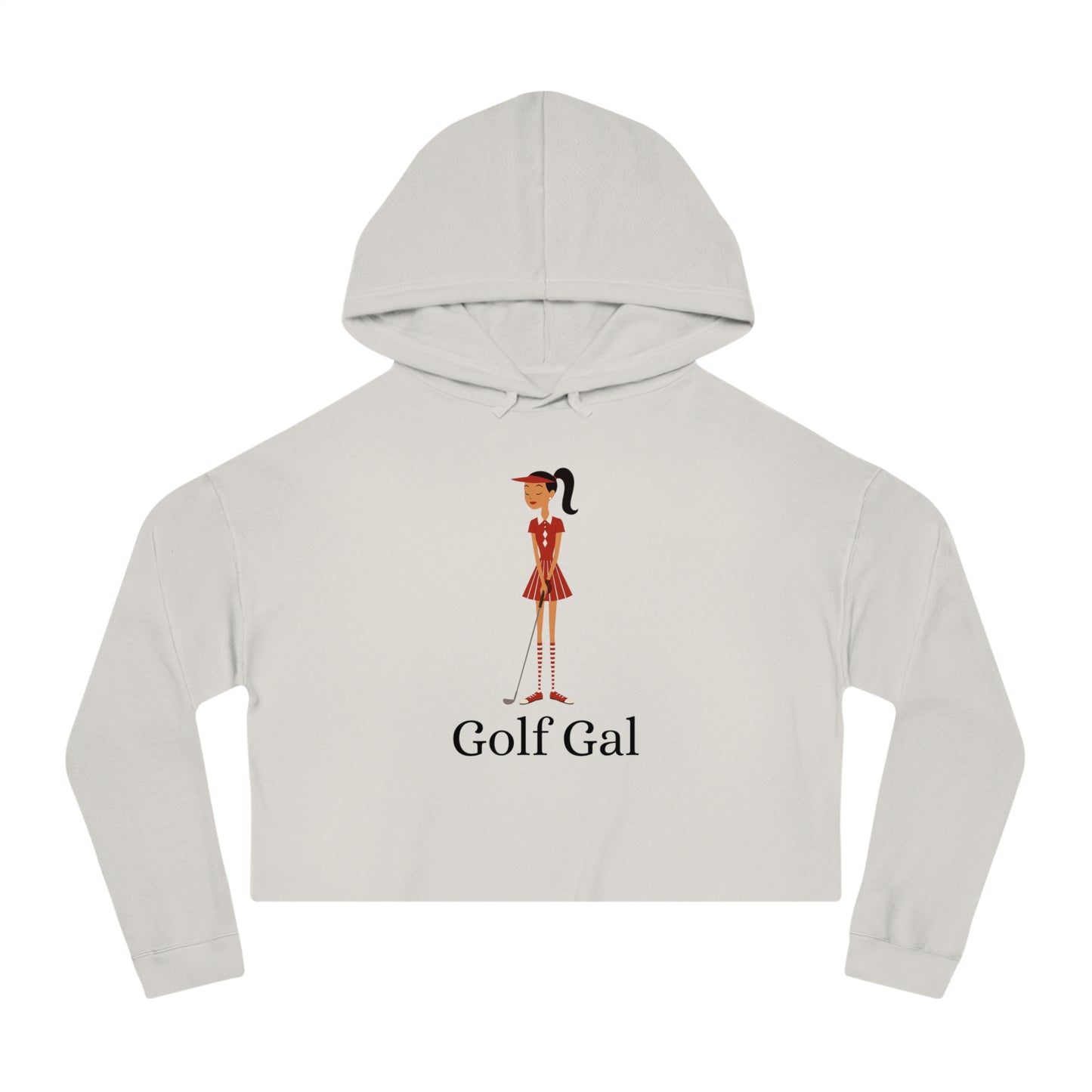 Golf Gal Women's Cropped Sweatshirt Ruby
