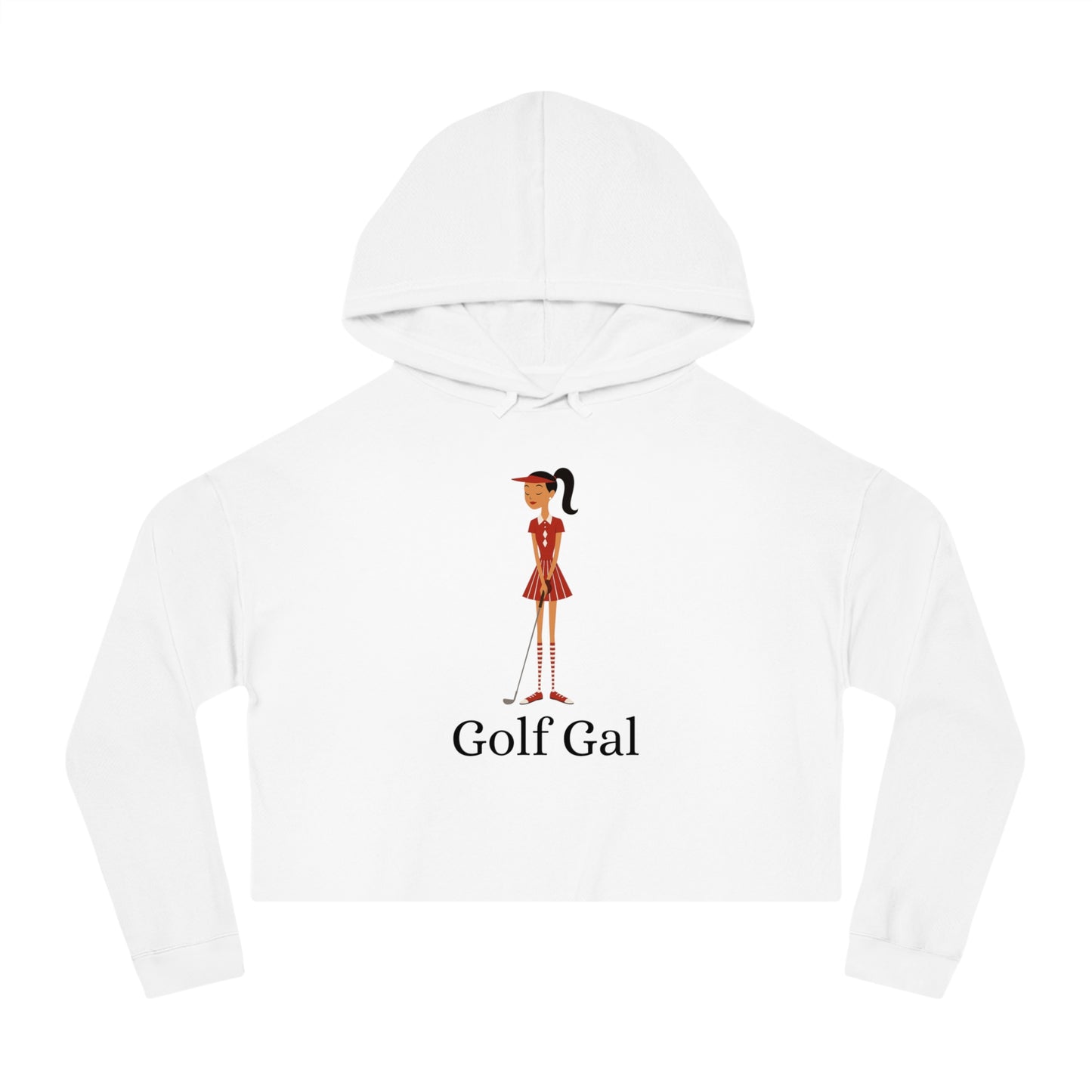 Golf Gal Women's Cropped Sweatshirt Ruby