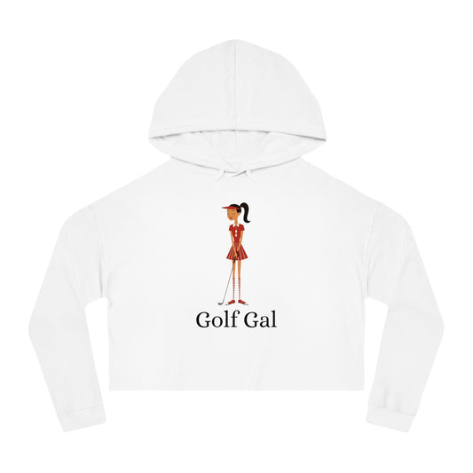 Golf Gal Women's Cropped Sweatshirt Ruby