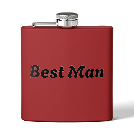 Best Man, Stainless Steel Flask