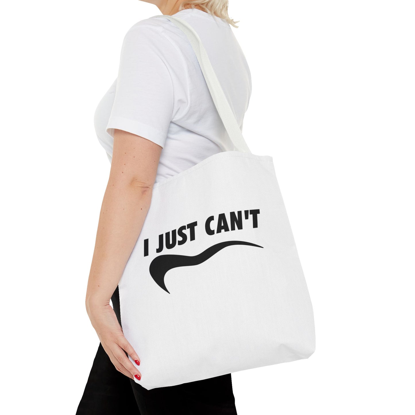 White I just can't Tote Bag