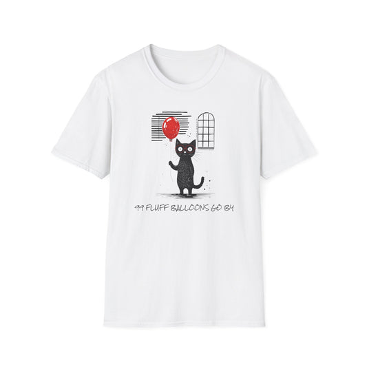 99 Fluff Balloons Go By - Unisex Softstyle T-Shirt