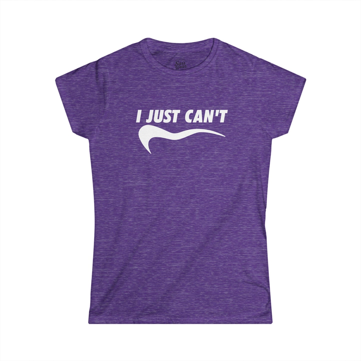 I just can't Women's Softstyle Tee