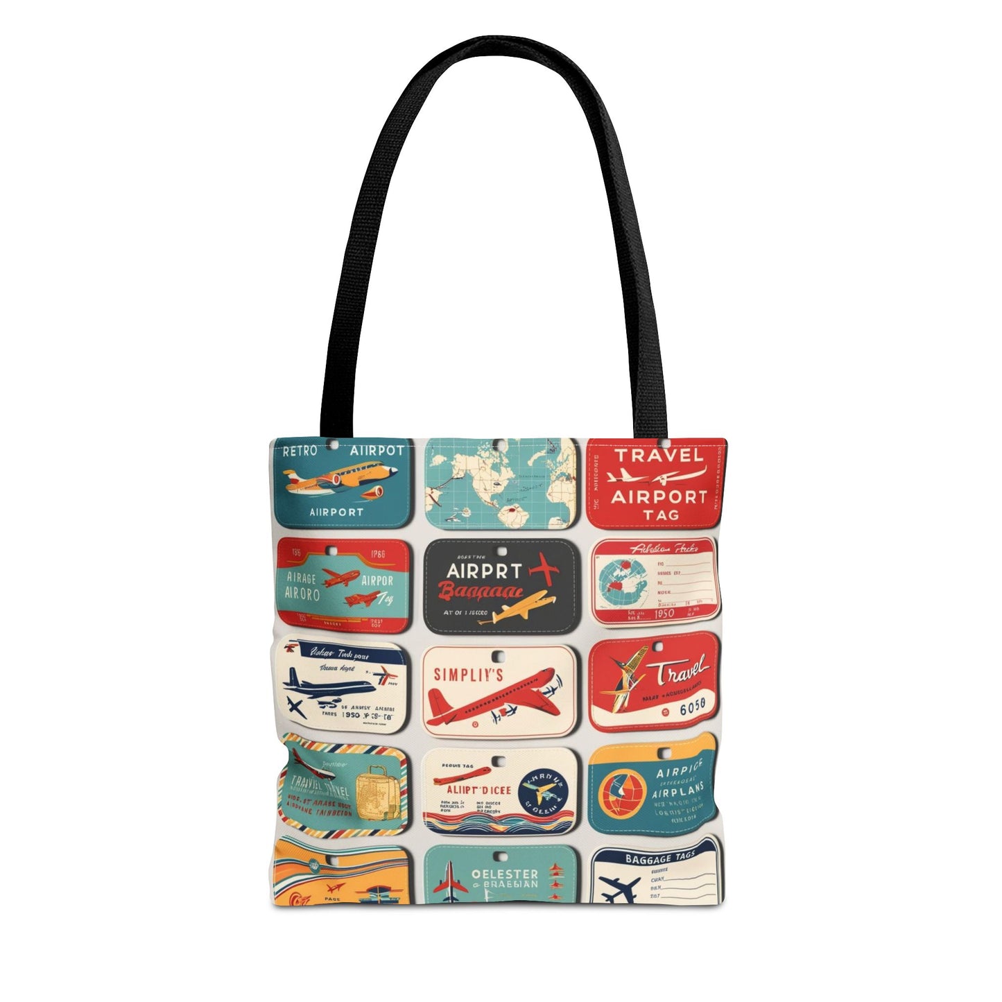 retro luggage tags Tote Bag