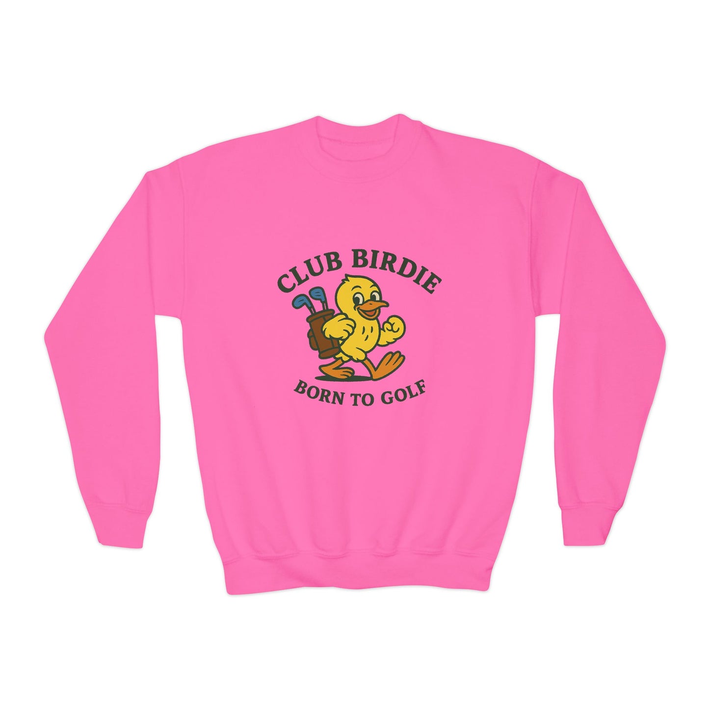 Club Birdie Born to Golf Youth Crewneck Sweatshirt