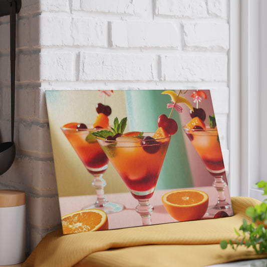 fruity drinks Glass Cutting Board