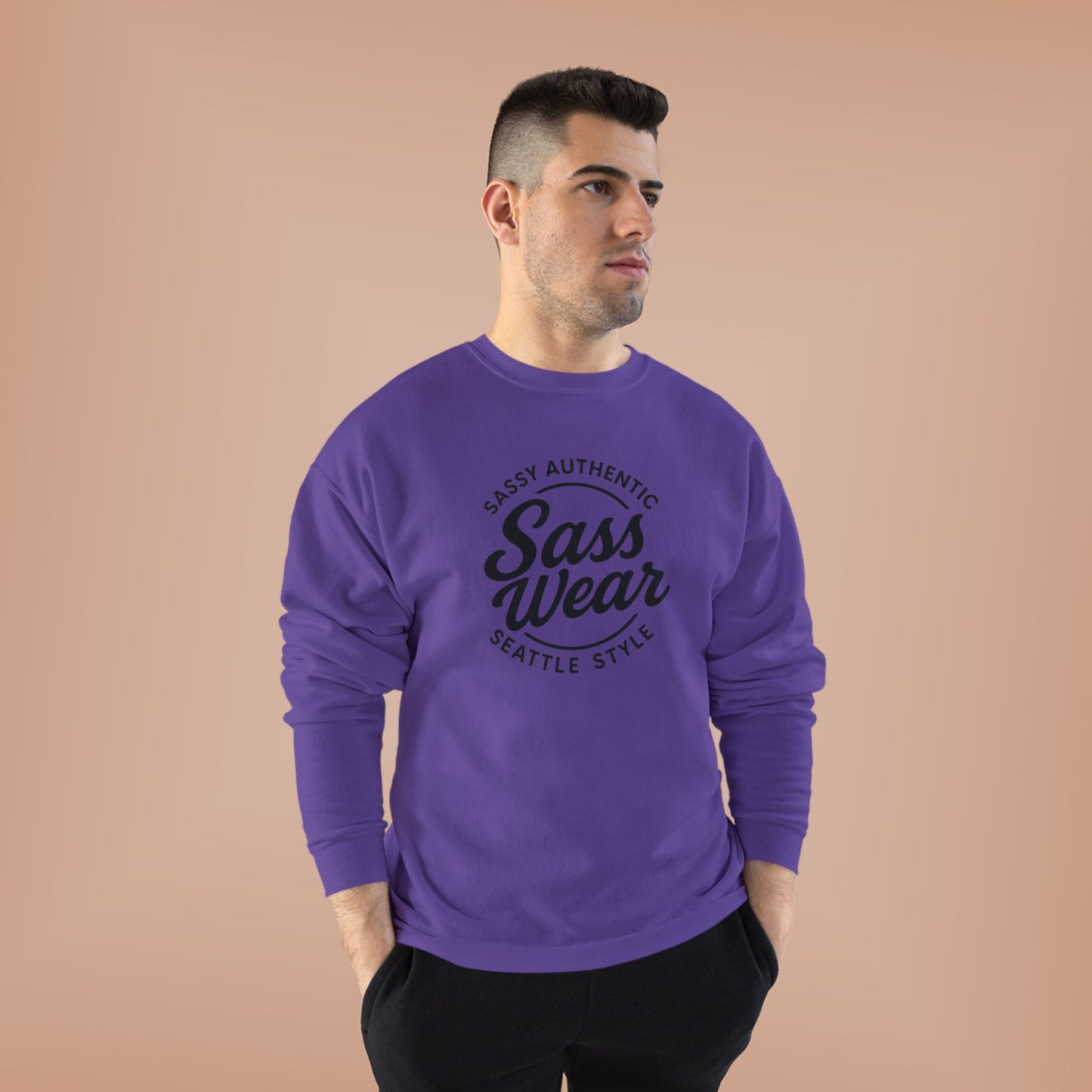 Sass Wear Unisex Eco-Friendly Crewneck Sweatshirt