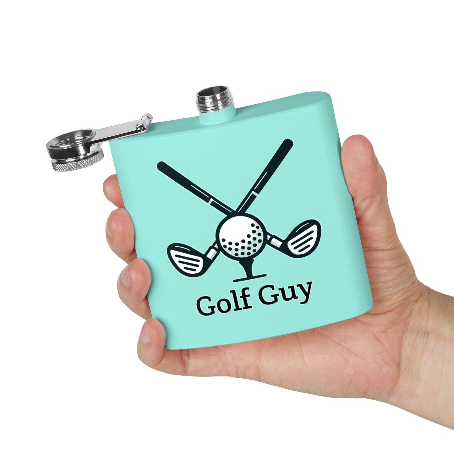 Golf Guy Sleek Stainless Steel Flask
